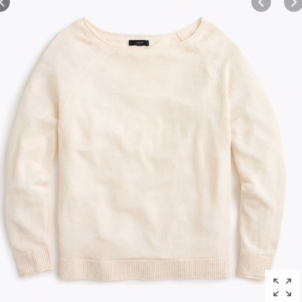 J. Crew Summer Weight Sweater (Cream)